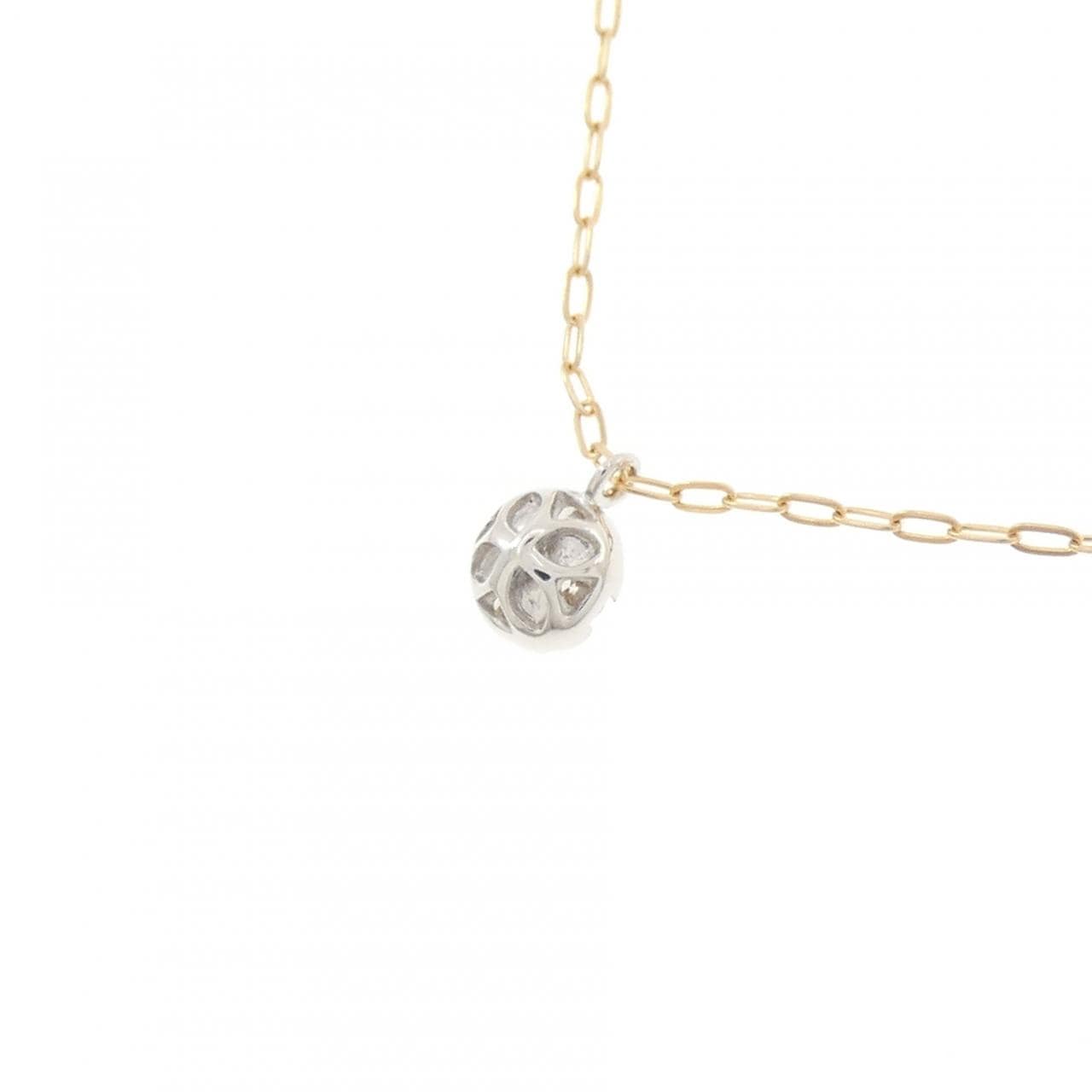 アガット ダイヤモンド ネックレス 0.08CT