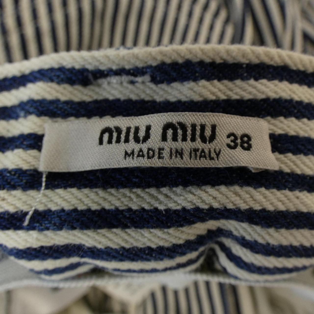 ミュウミュウ MIU MIU GWP317 1WIK パンツ