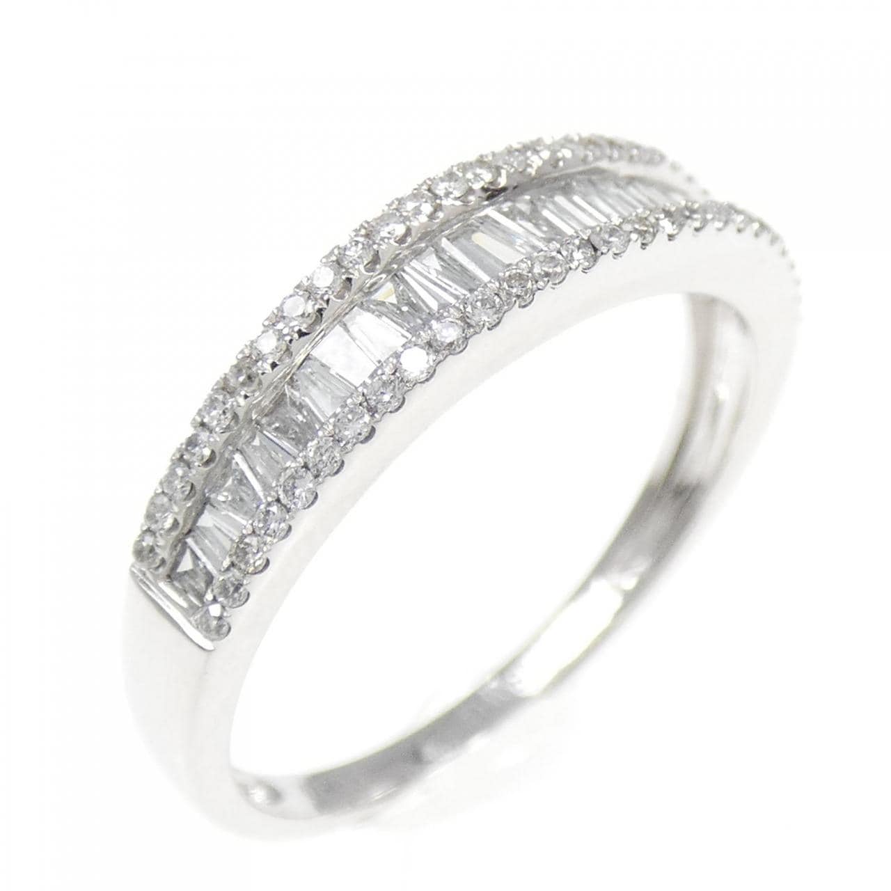K18WG ダイヤモンド リング 0.40CT
