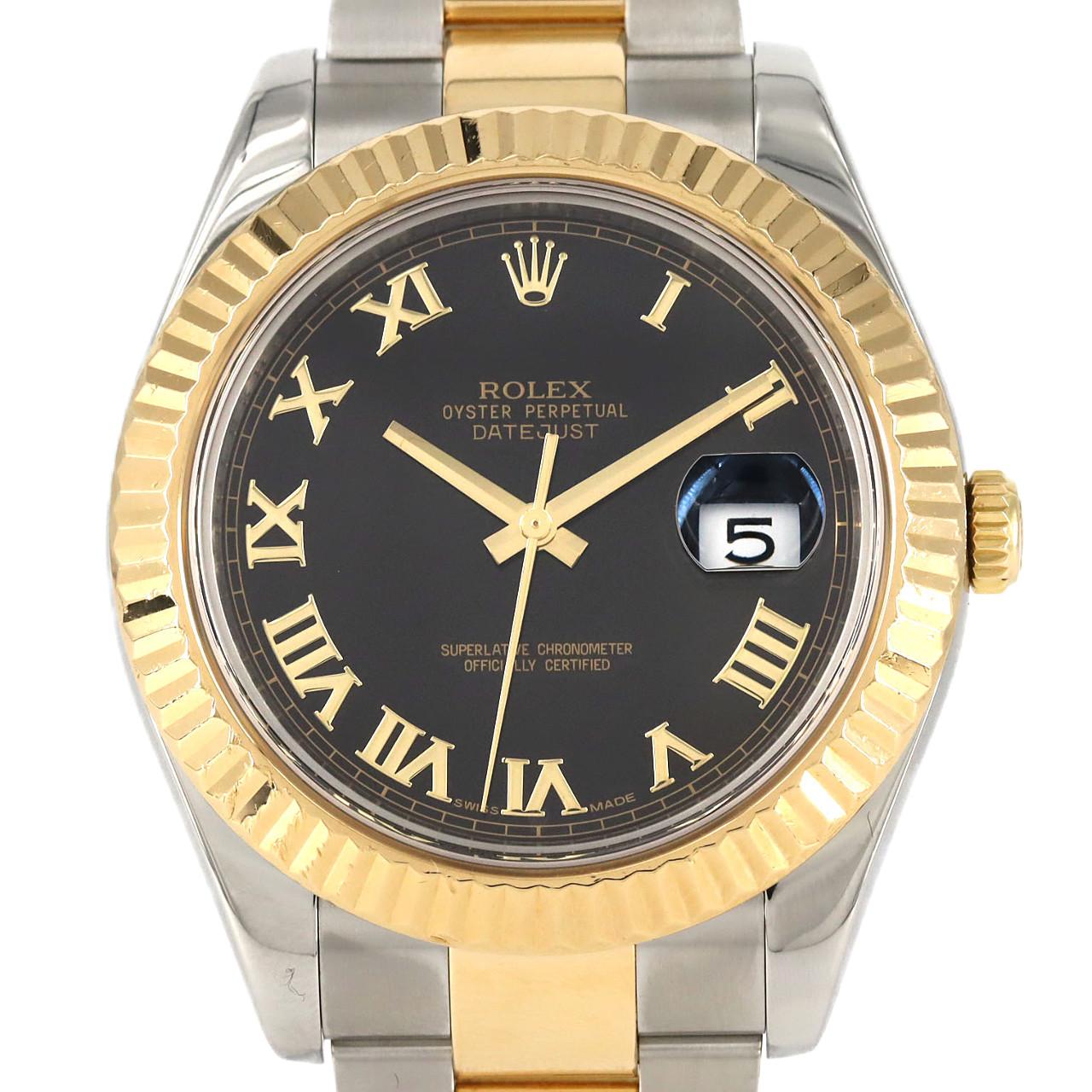 ロレックス デイトジャストⅡ 116333 SSxYG 自動巻 V番
