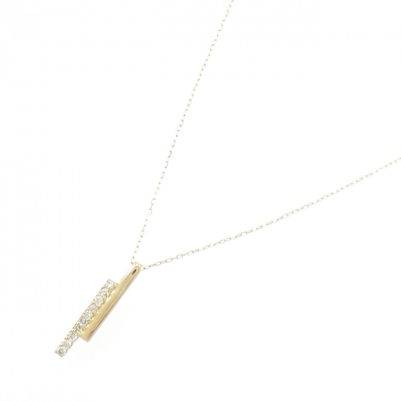 K18YG ダイヤモンド ネックレス 0.10CT