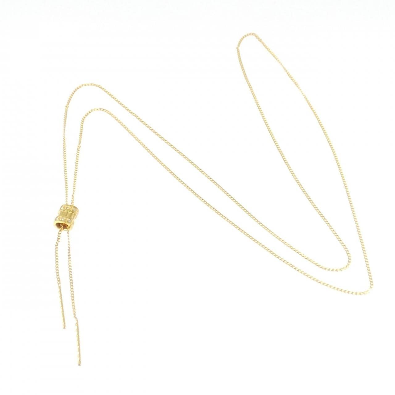 K24YG ダイヤモンド ネックレス 0.03CT