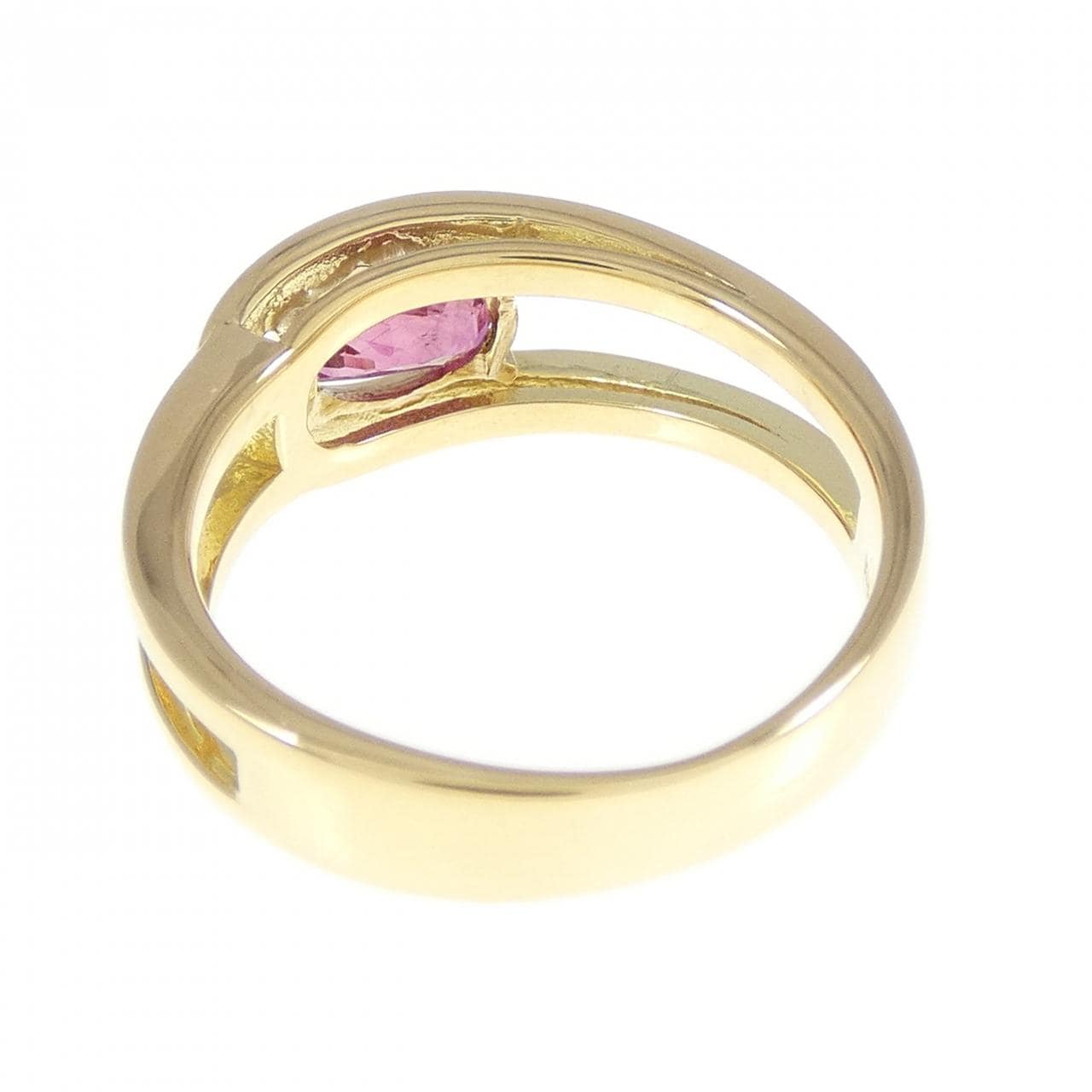 K18YG ルビー リング 0.67CT