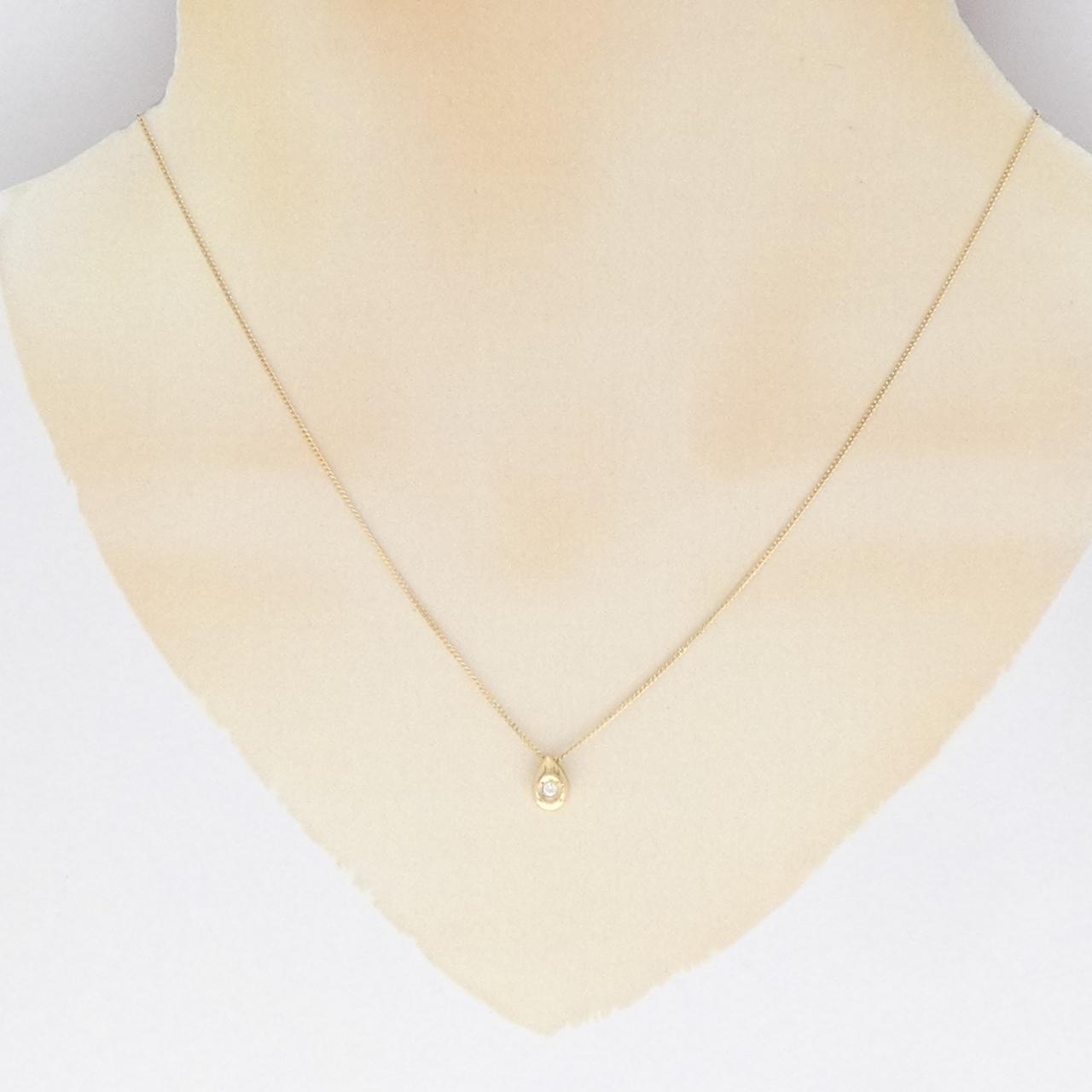 K18YG ダイヤモンド ネックレス 0.03CT