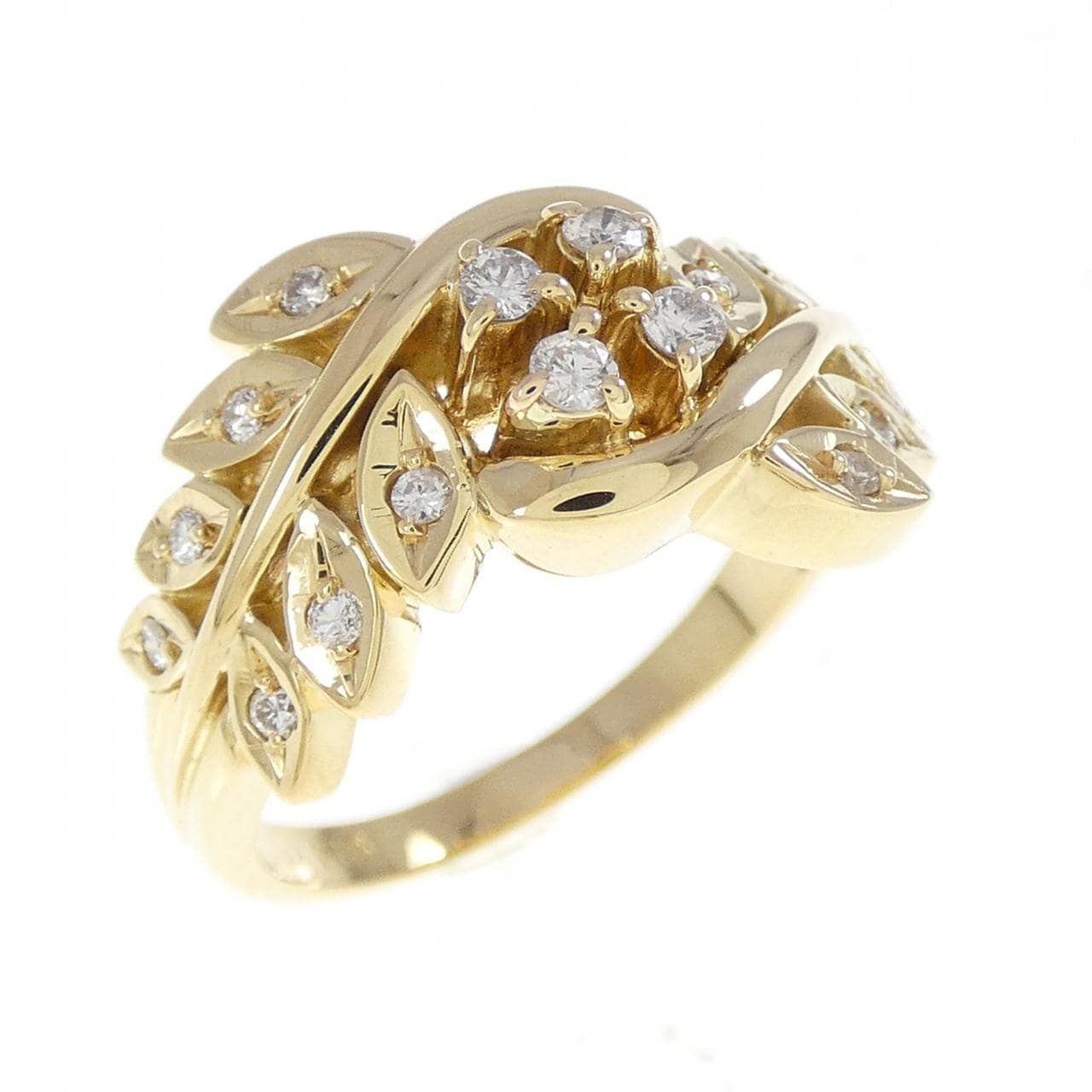 K18YG ダイヤモンド リング 0.24CT