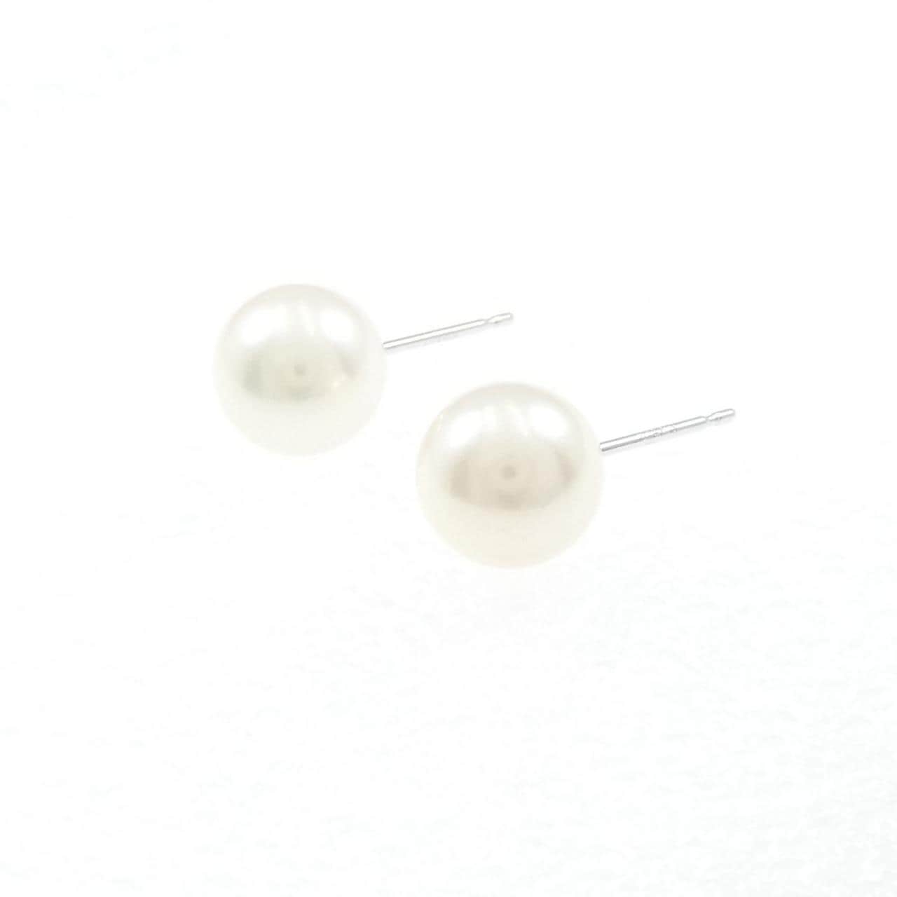 K14WG アコヤパール ピアス 7.3mm