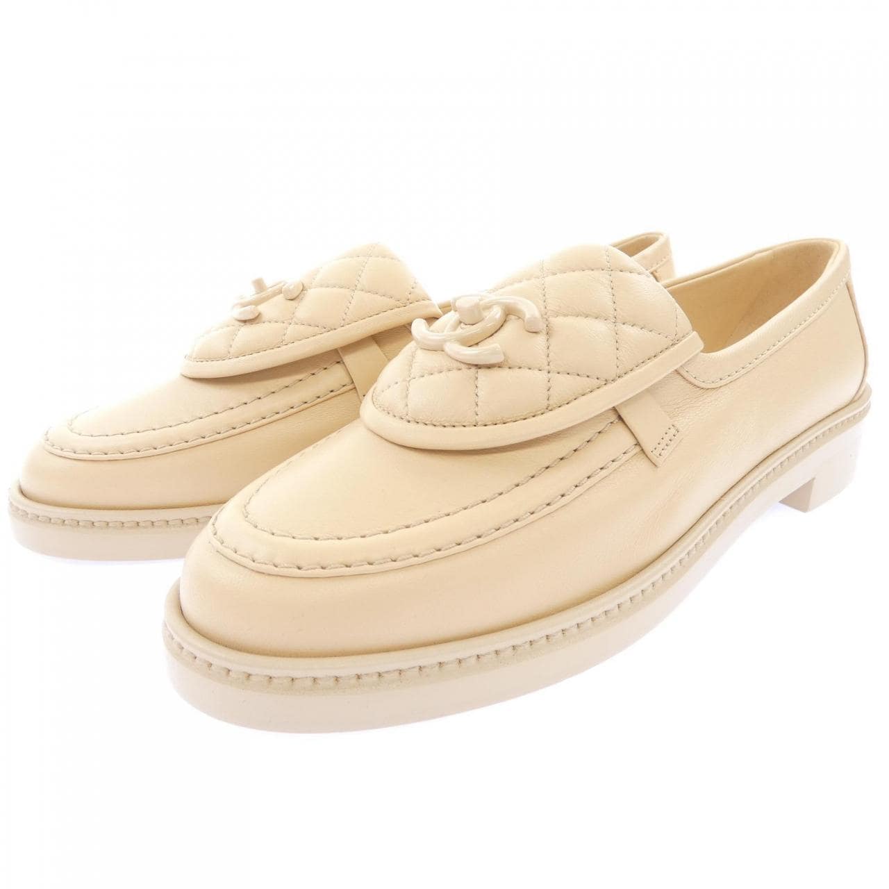シャネル CHANEL ターンロック モカシン G45474B15482 シューズ