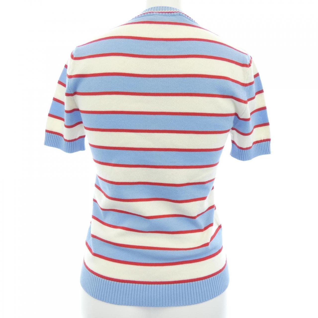 プラダ PRADA ストライプ コットンクルーネックセーター P24S2H SOOO 17KK ニット