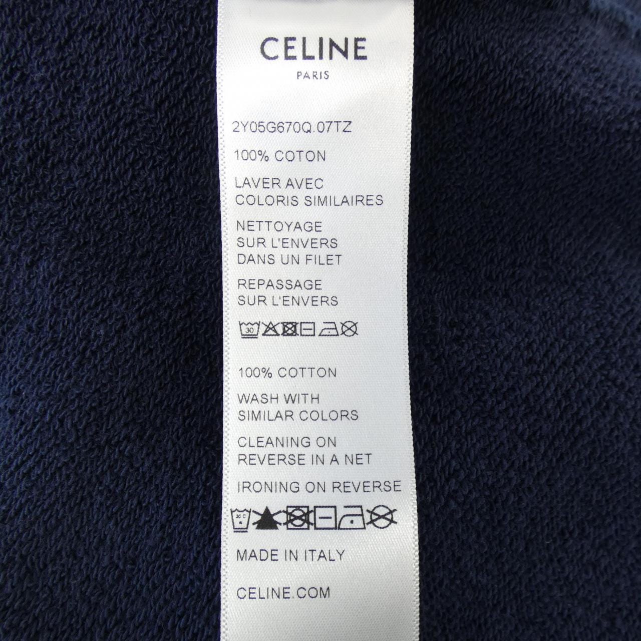 セリーヌ CELINE CELINE ルーズスウェットシャツ 2Y05G670Q スウェット