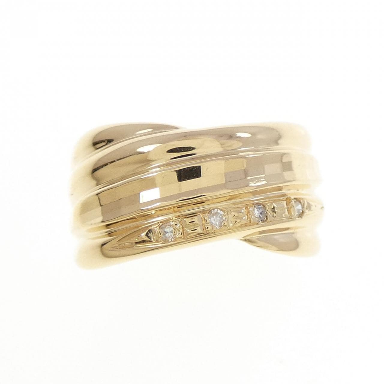 K18YG ダイヤモンド リング