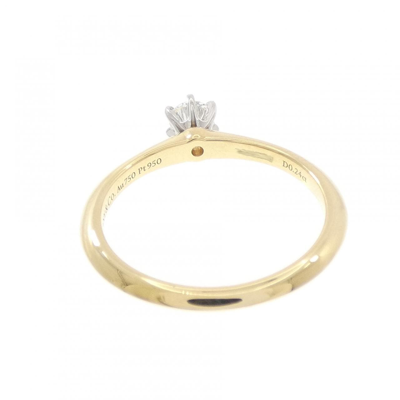 ティファニー クラシックソリティア リング 0.24CT