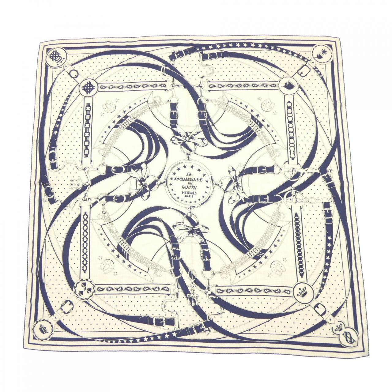 エルメス HERMES LA PROMENADE DU MATIN BANDANA H243986S カレジェアン140 ショール