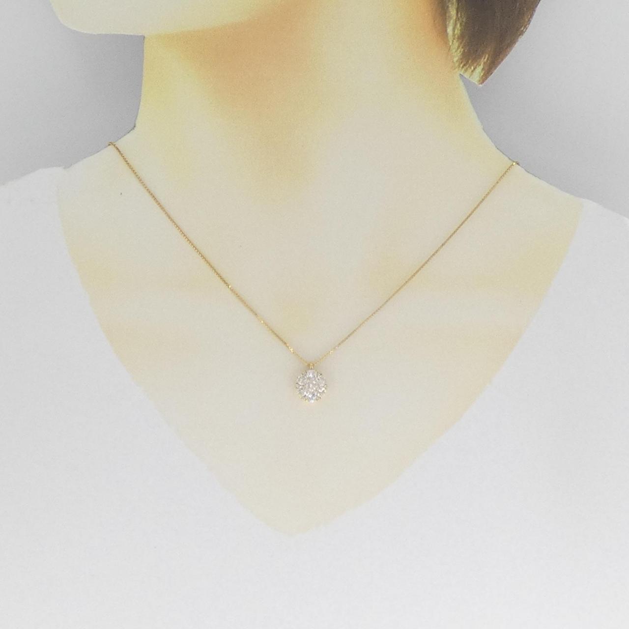 K18YG ダイヤモンド ネックレス 1.00CT