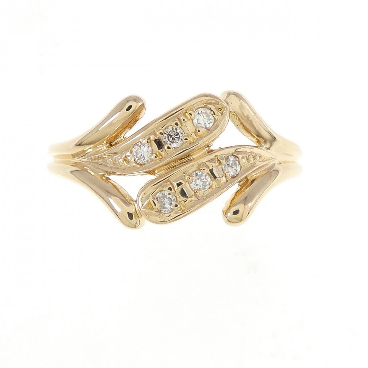 K18YG ダイヤモンド リング 0.07CT
