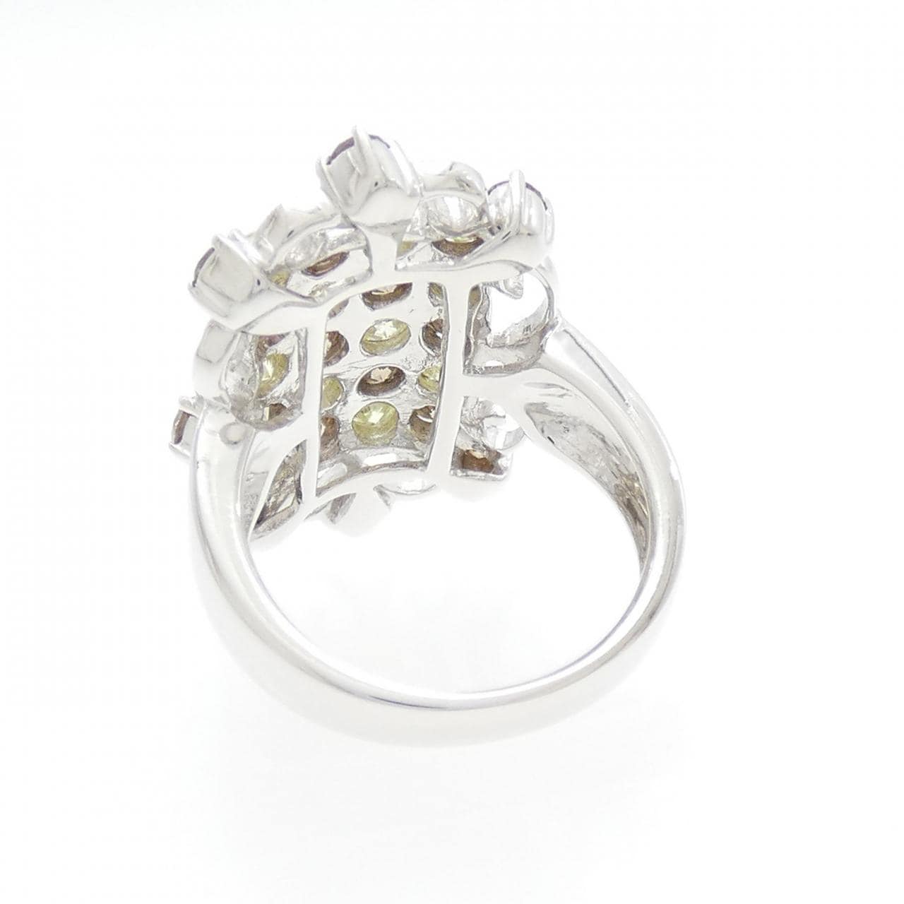 K18WG ダイヤモンド リング 3.20CT