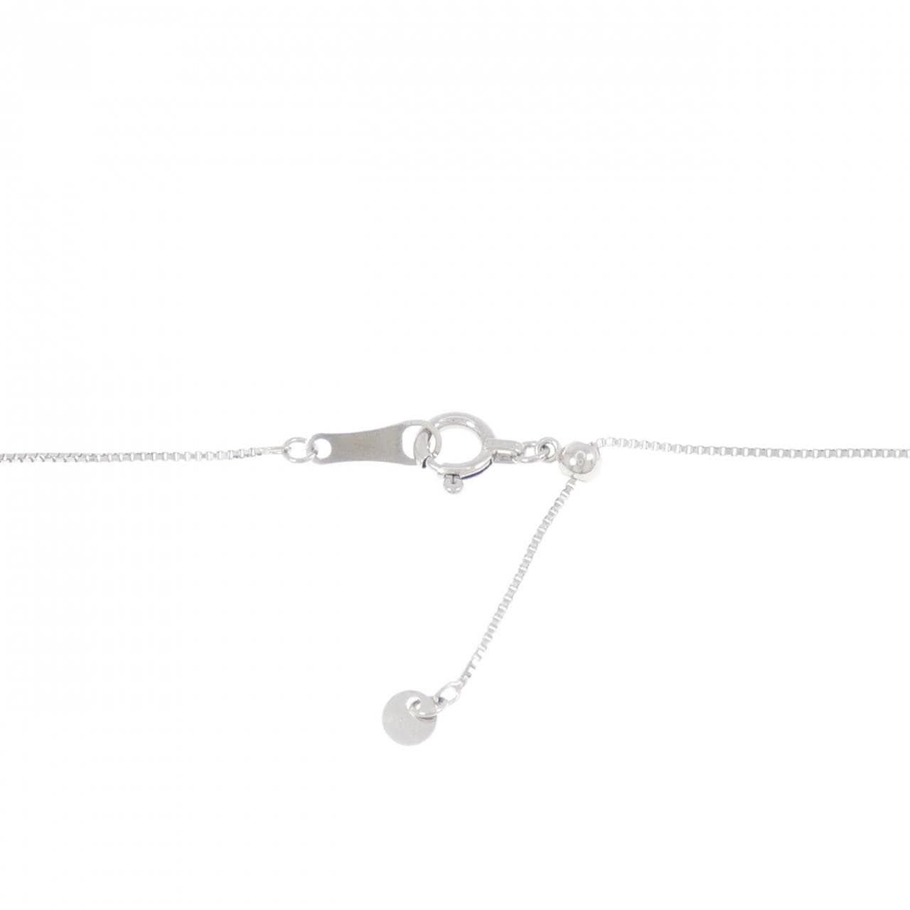 PT900/PT850 ソリティア ダイヤモンド ネックレス 0.30CT