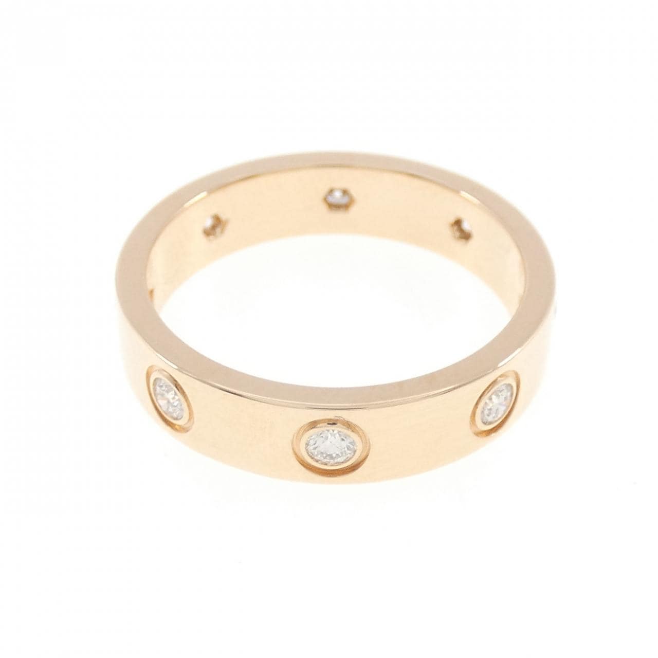 カルティエ ミニラブ フルダイヤ リング