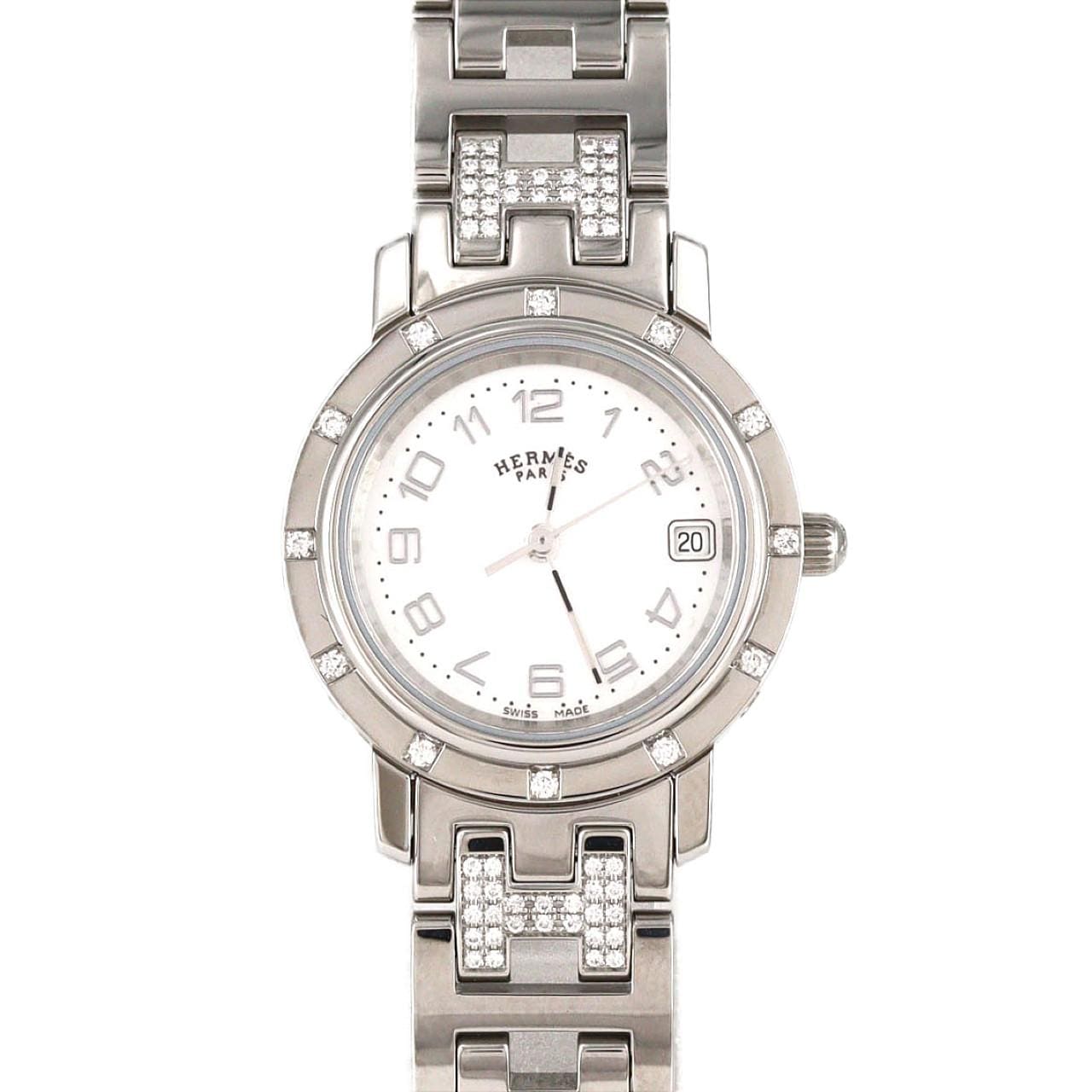 エルメス クリッパー/12P･ブレス1HD CL4.230 SS クォーツ