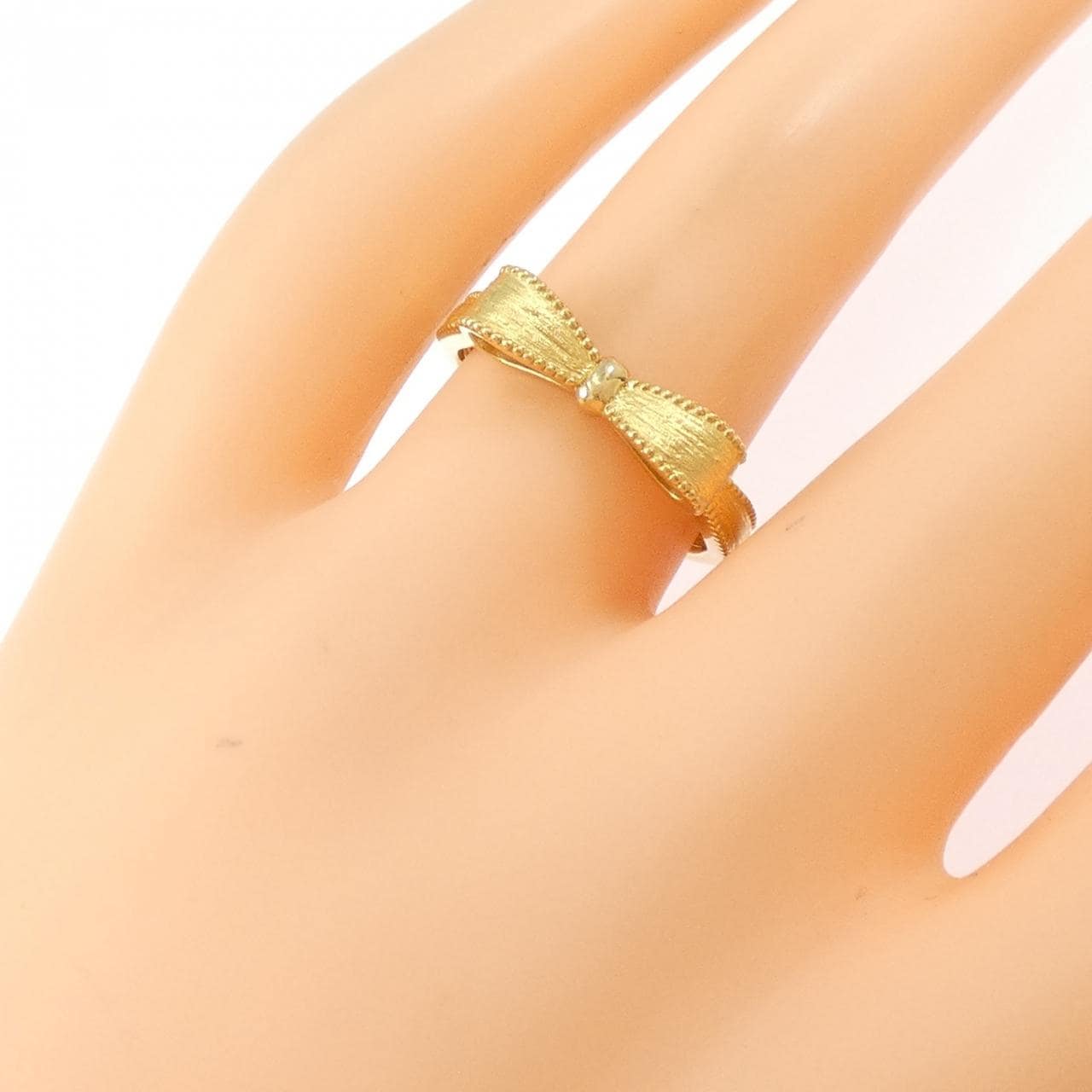 ジーエスティービー リボン リング