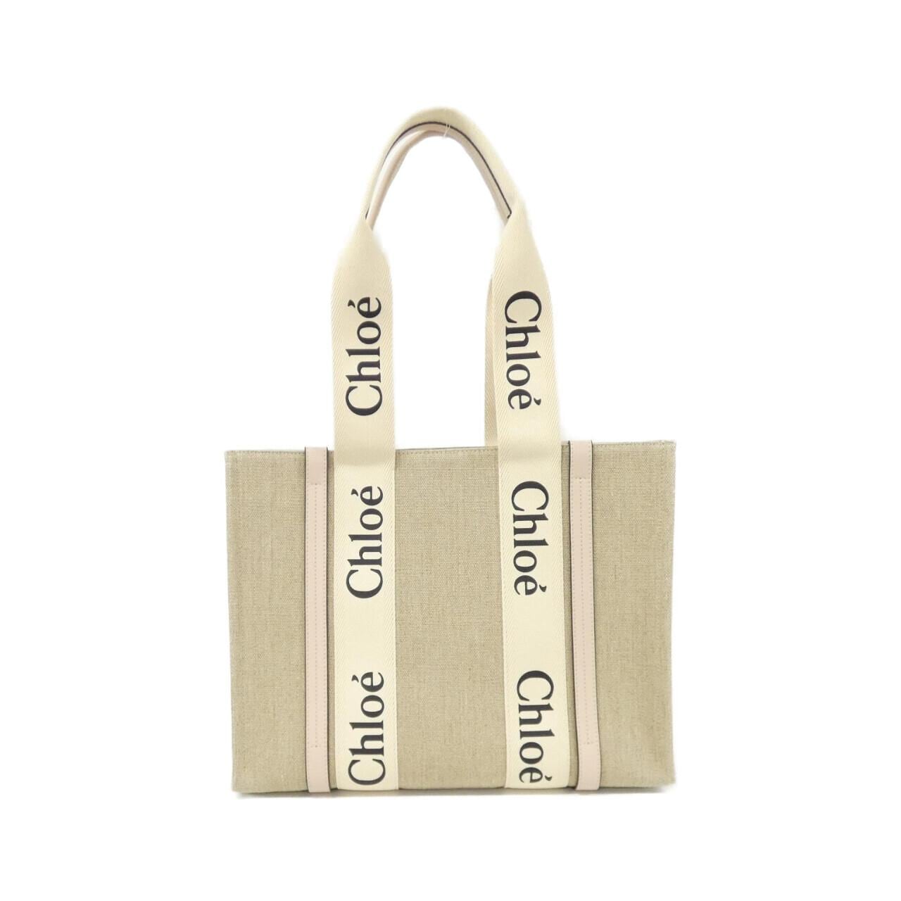 クロエ ウッディ トート ミディアム CHC22AS383 I26 バッグ