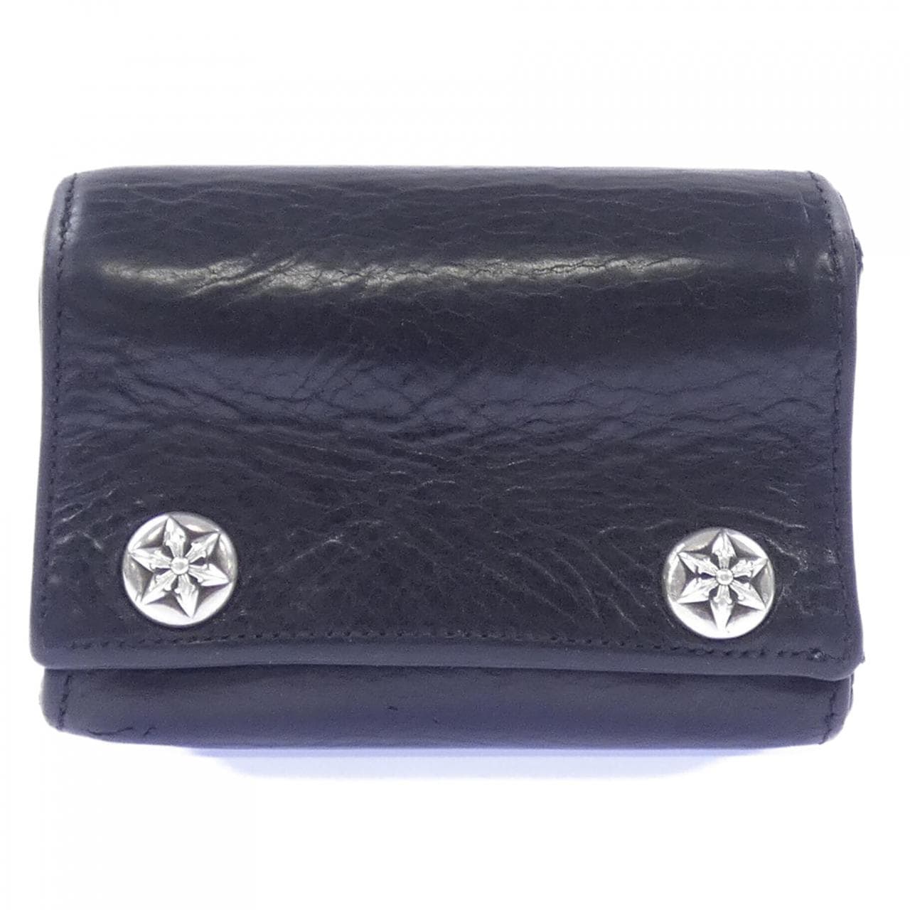 クロムハーツ CHROME HEARTS 3FOLD BLK 2246 304 0300 6200 WALLET