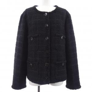 シャネル CHANEL LOOK56 P80445V72486 25B ノーカラージャケット