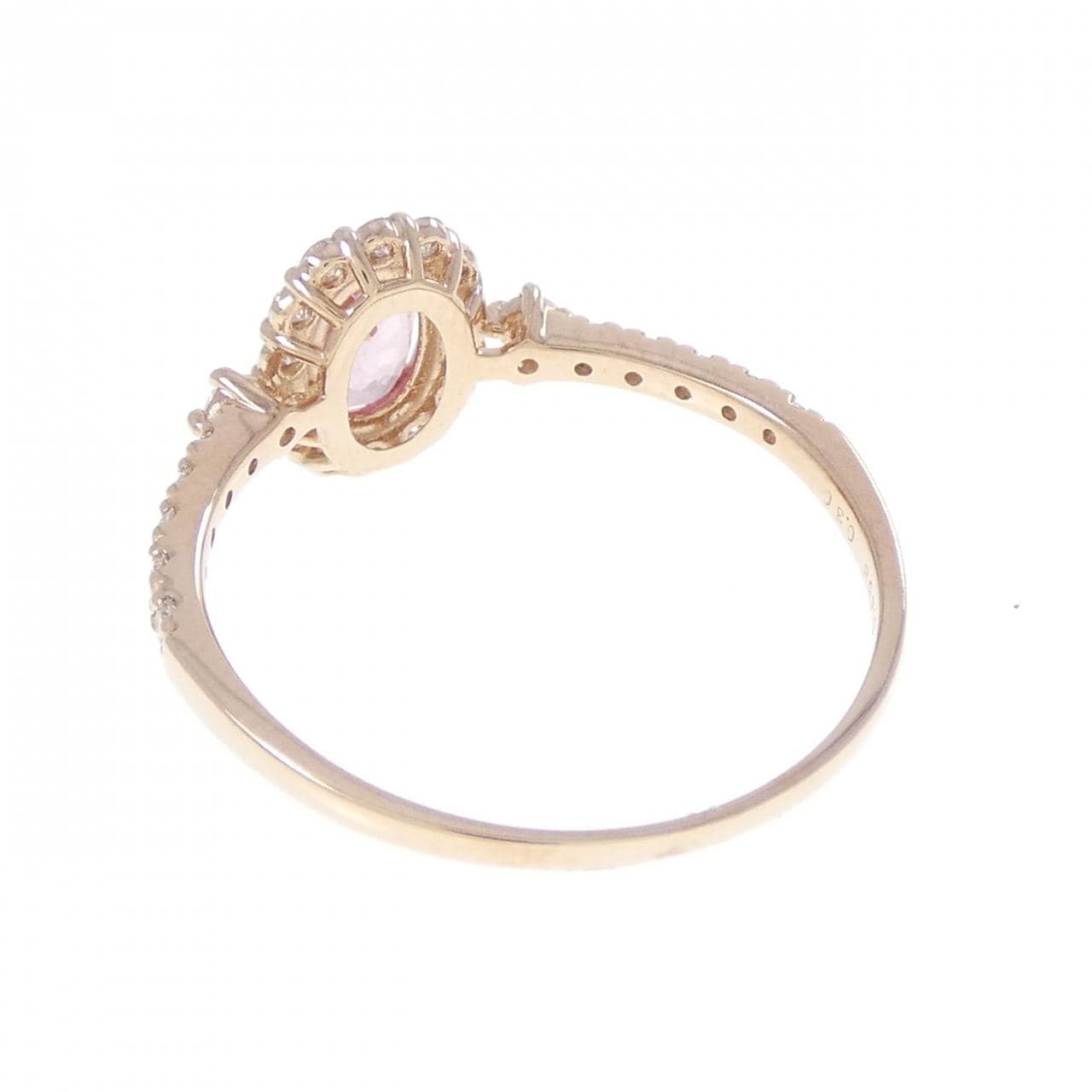 K18PG サファイヤ リング 0.458CT