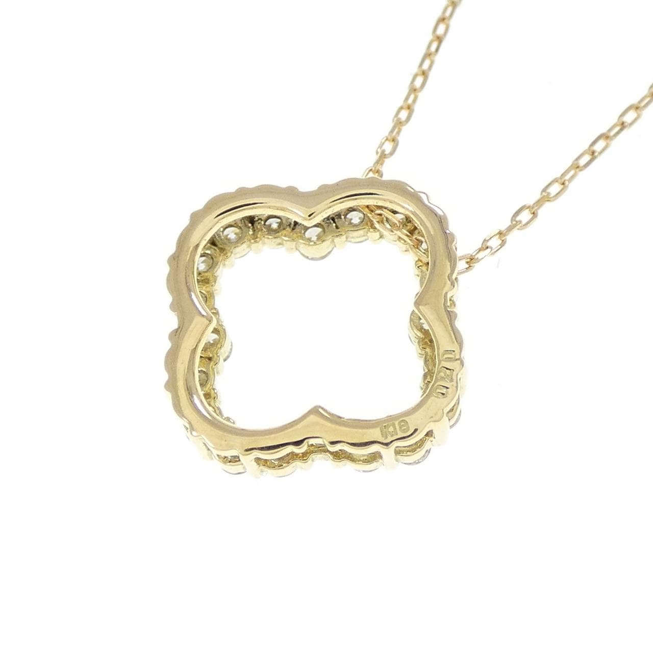 K18YG ダイヤモンド ネックレス 0.20CT