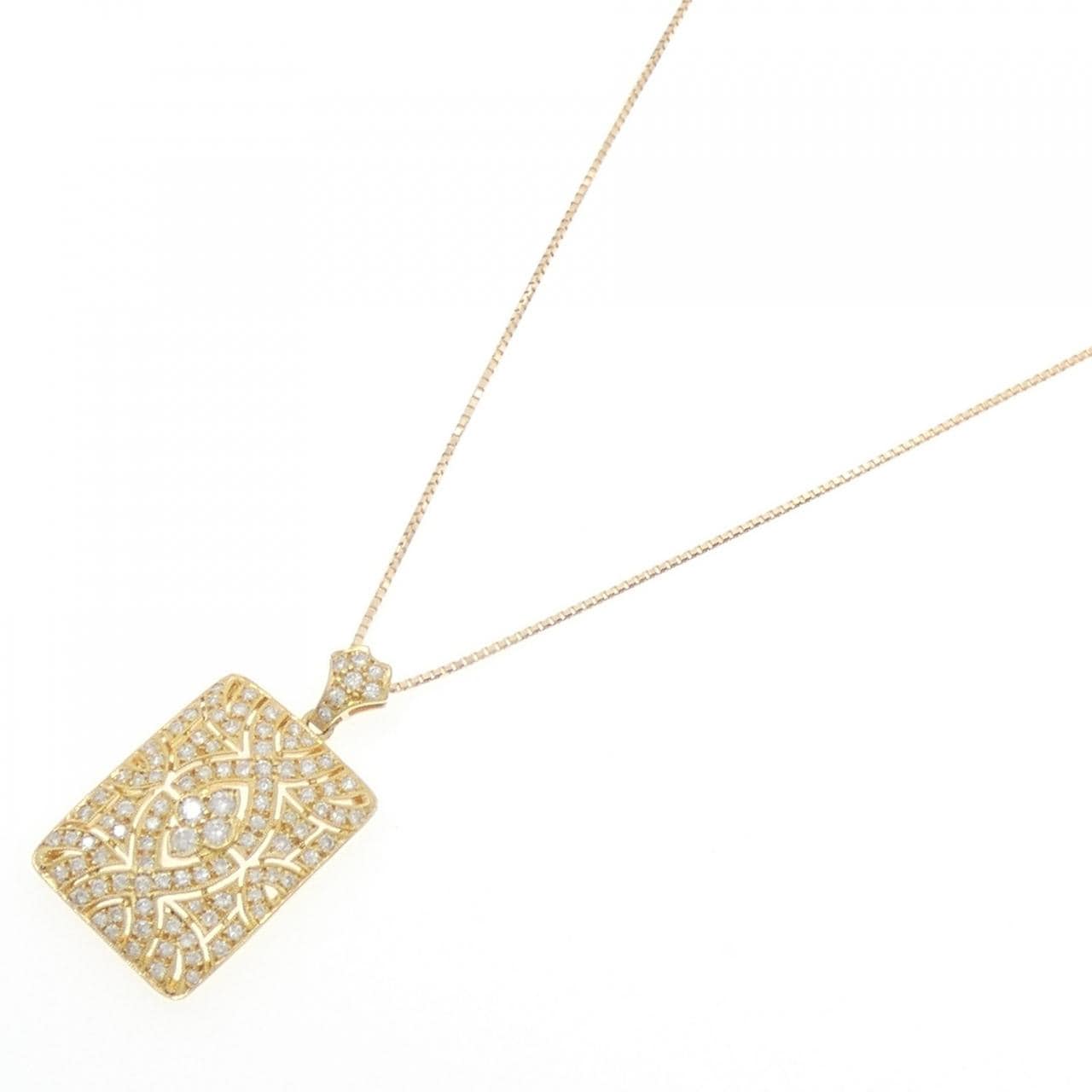 K18YG ダイヤモンド ネックレス 1.57CT