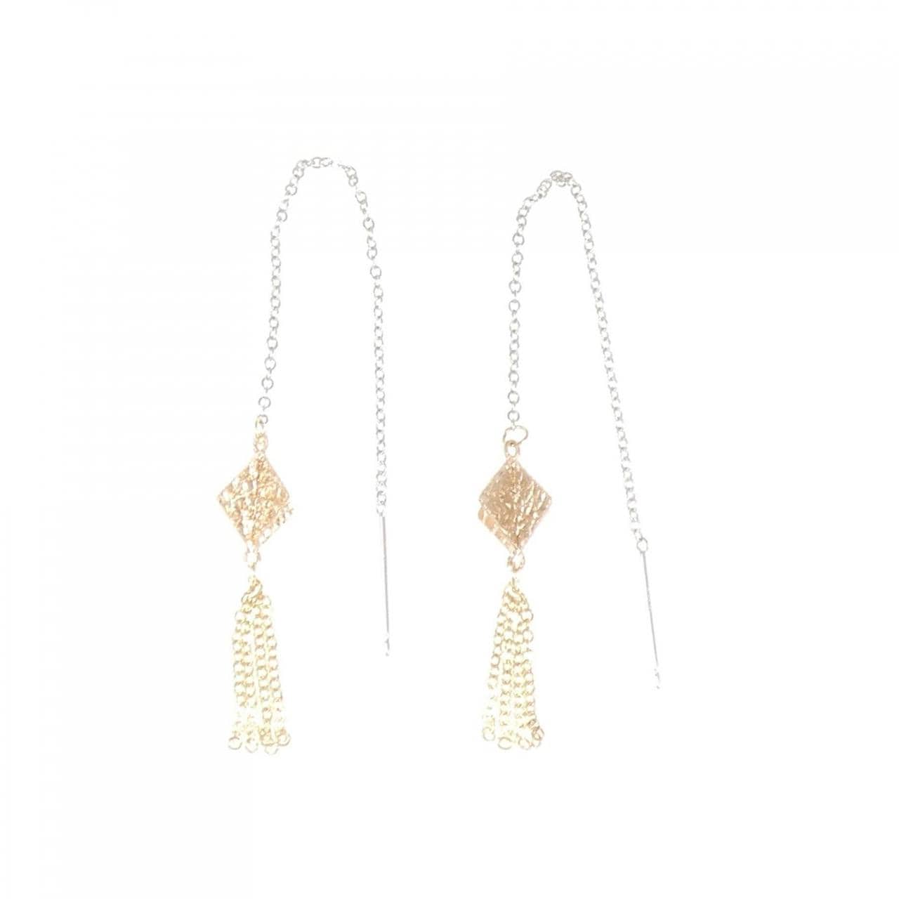 18Kスリーカラー ピアス