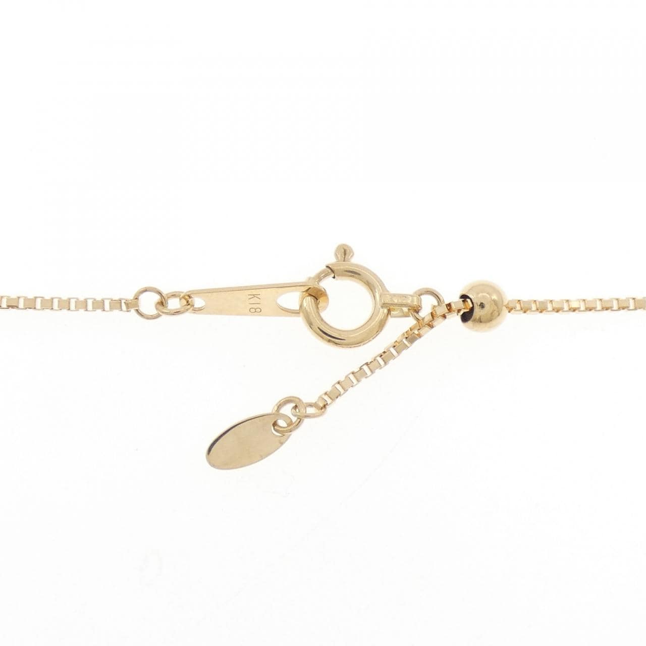 750PG/K18YG フラワー マザーオブパール ネックレス