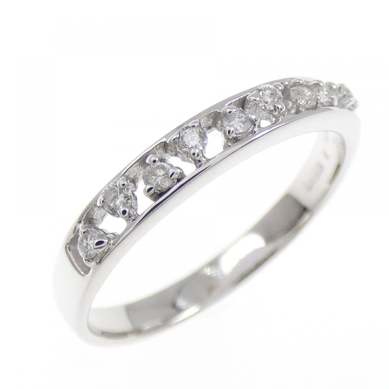 K18WG ダイヤモンド リング