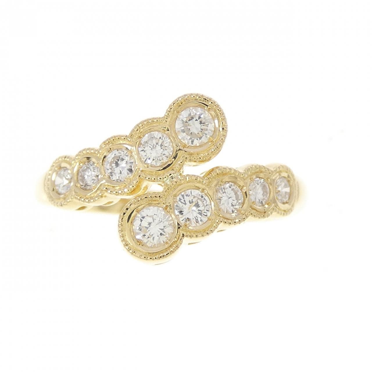 K18YG ダイヤモンド リング 0.36CT