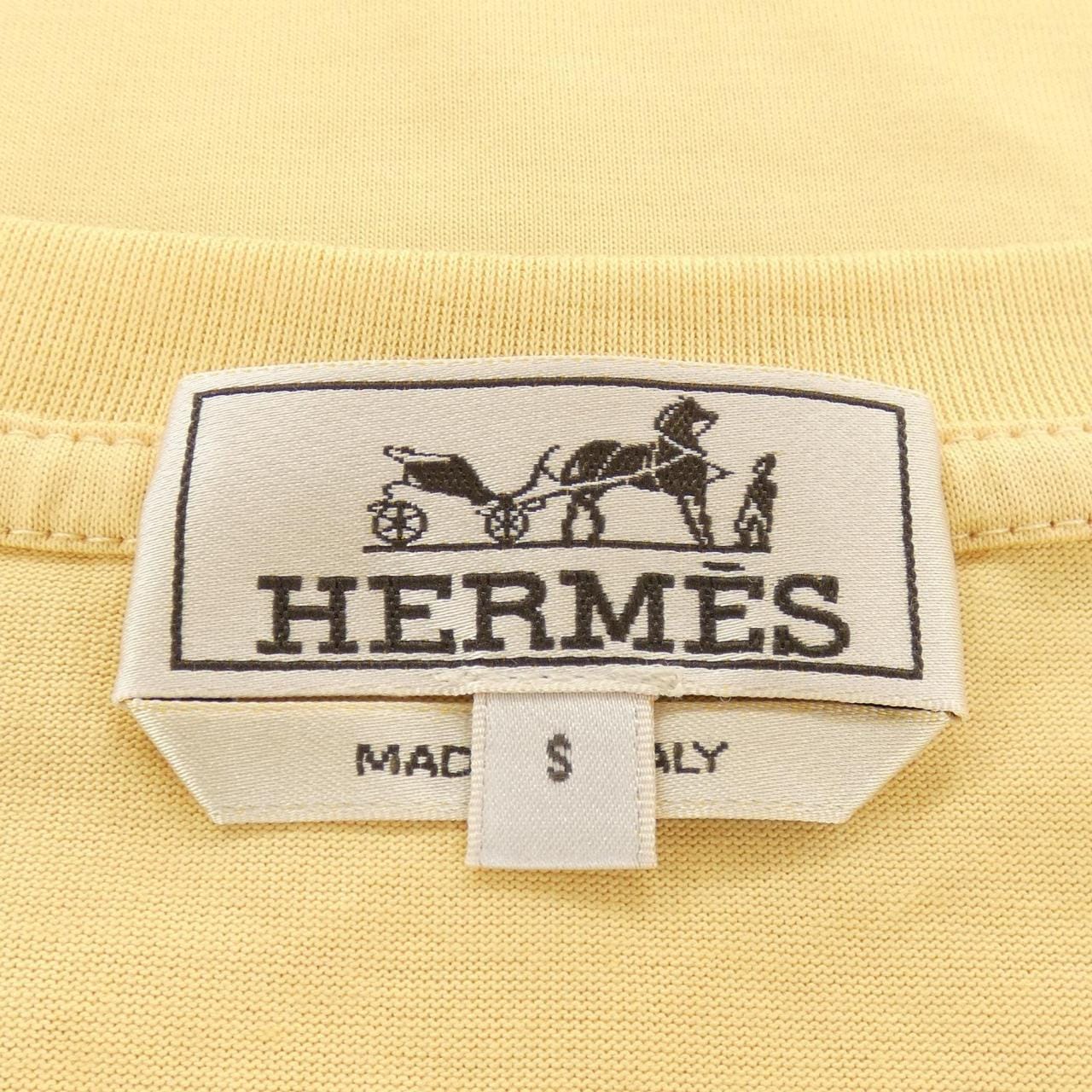 エルメス HERMES ミニレザーパッチ　ジュ ダドレス JEU D'ADRESS 457930HA Tシャツ