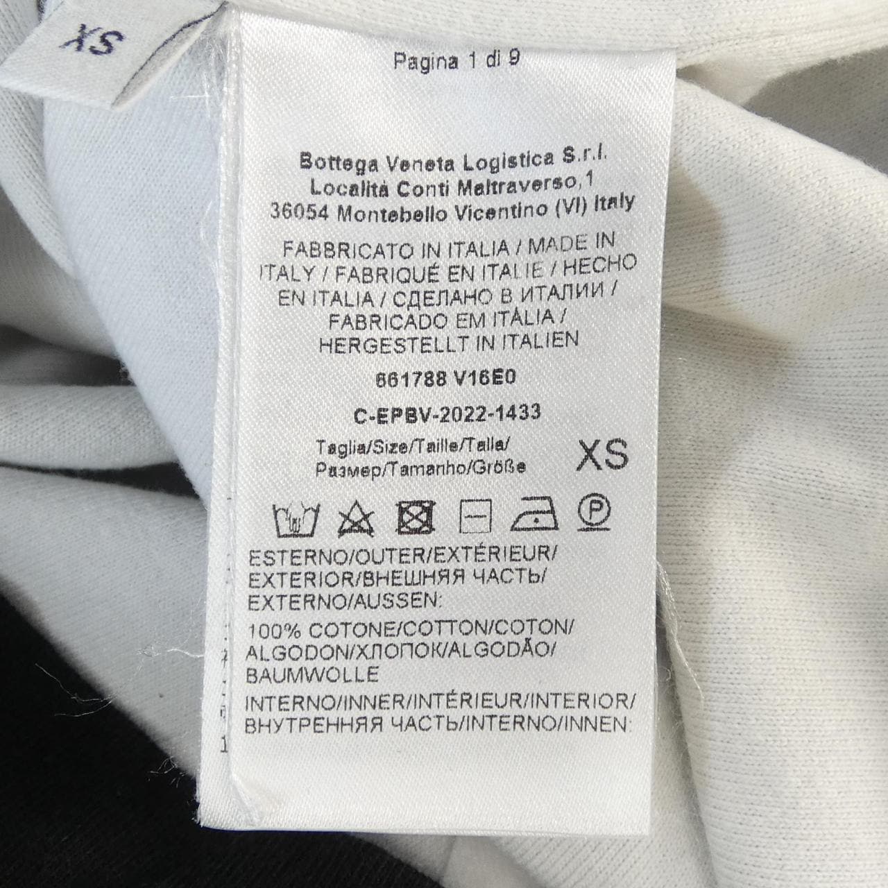 ボッテガヴェネタ BOTTEGA VENETA 661788 V16E0 Tシャツ