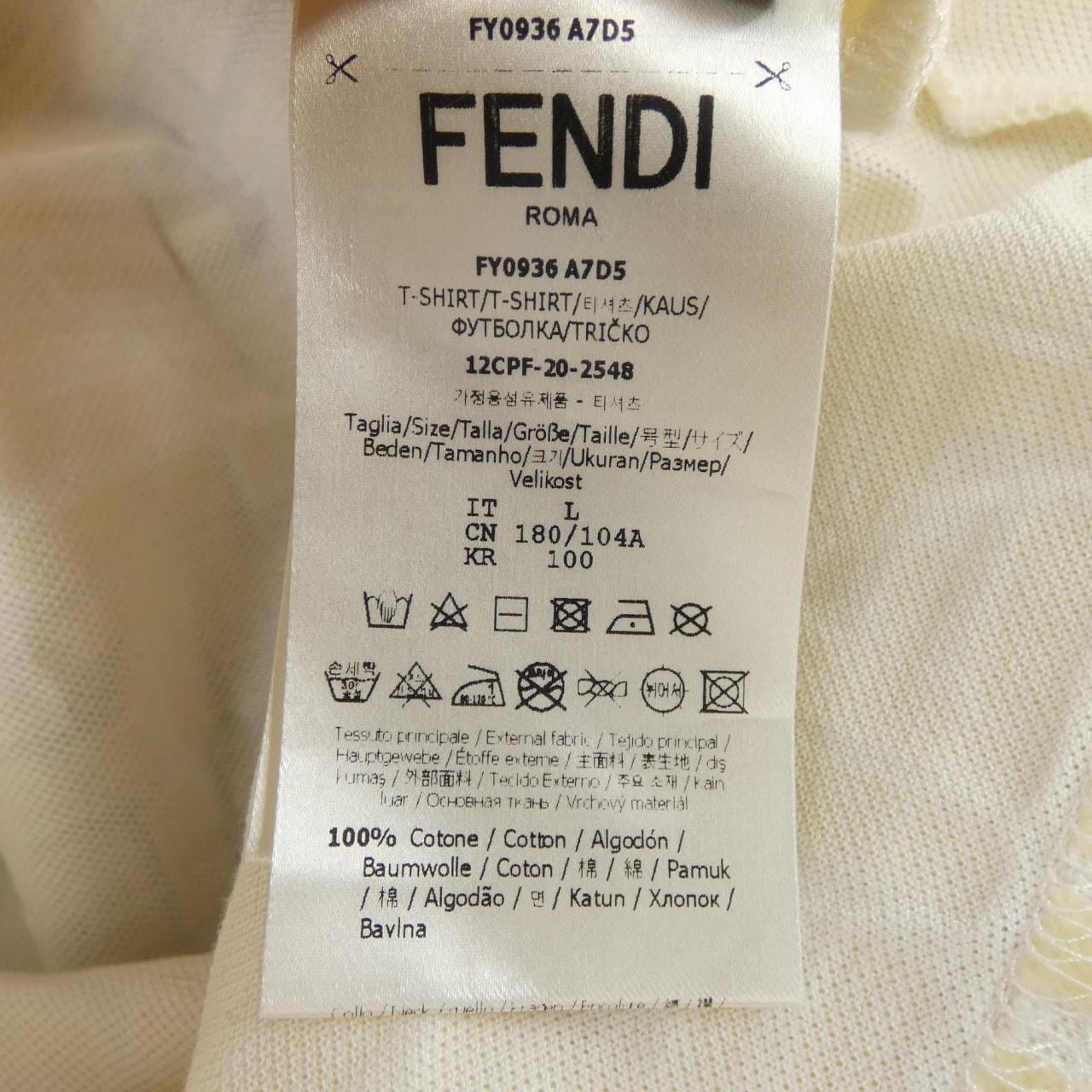 フェンディ FENDI FFモチーフ FY0936 A7D5 Tシャツ