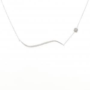 K18WG ダイヤモンド ネックレス 0.150CT