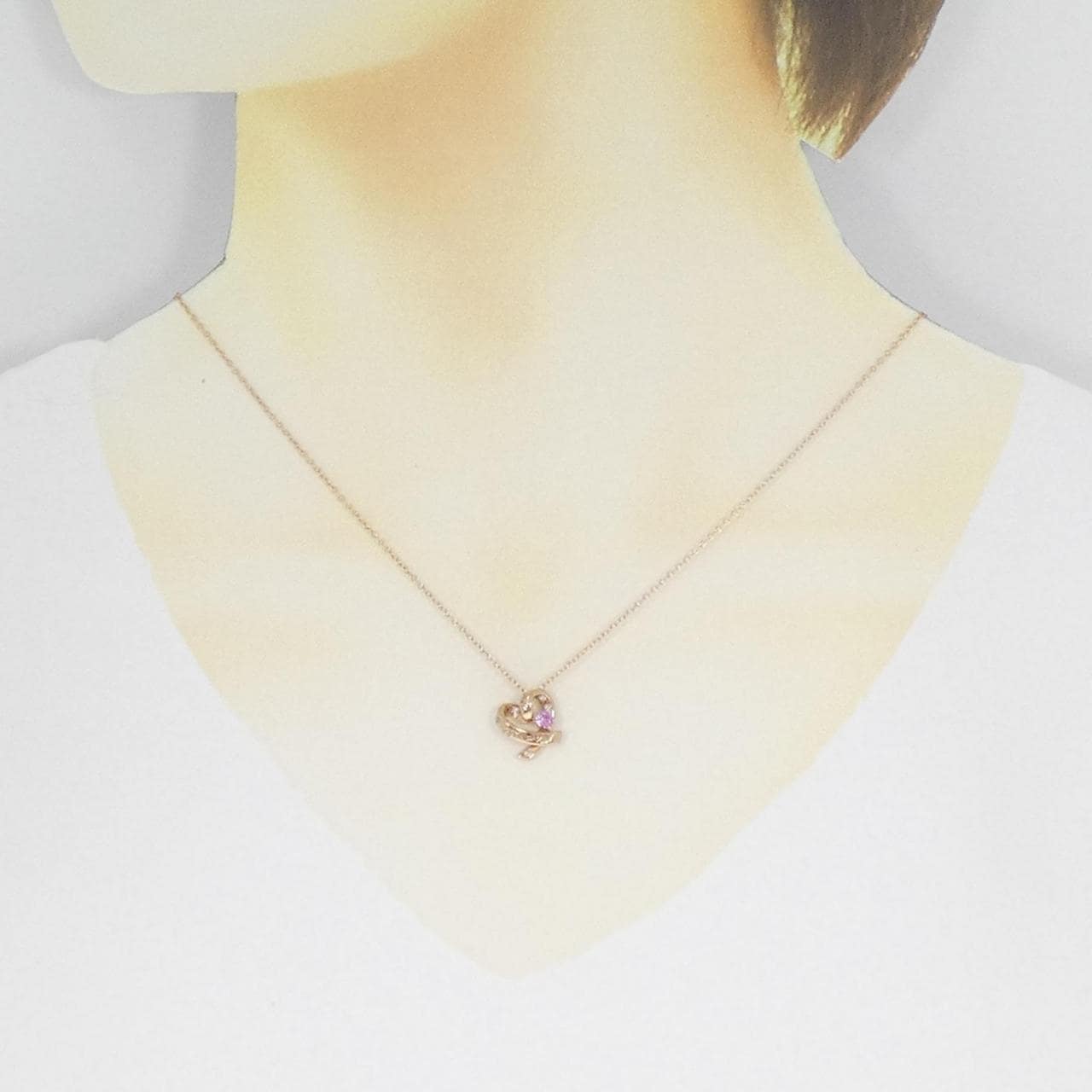 ポンテヴェキオ サファイヤ ネックレス 0.12CT