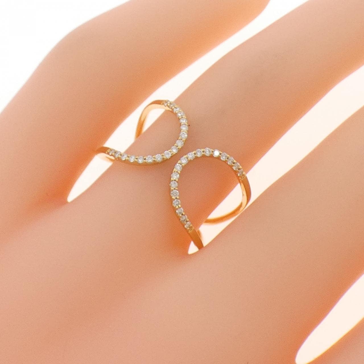 エテ パーティクル リング 0.13CT