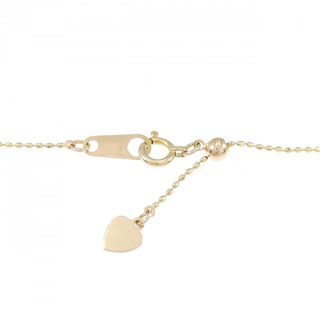 K18PG ダイヤモンド ネックレス 0.06CT