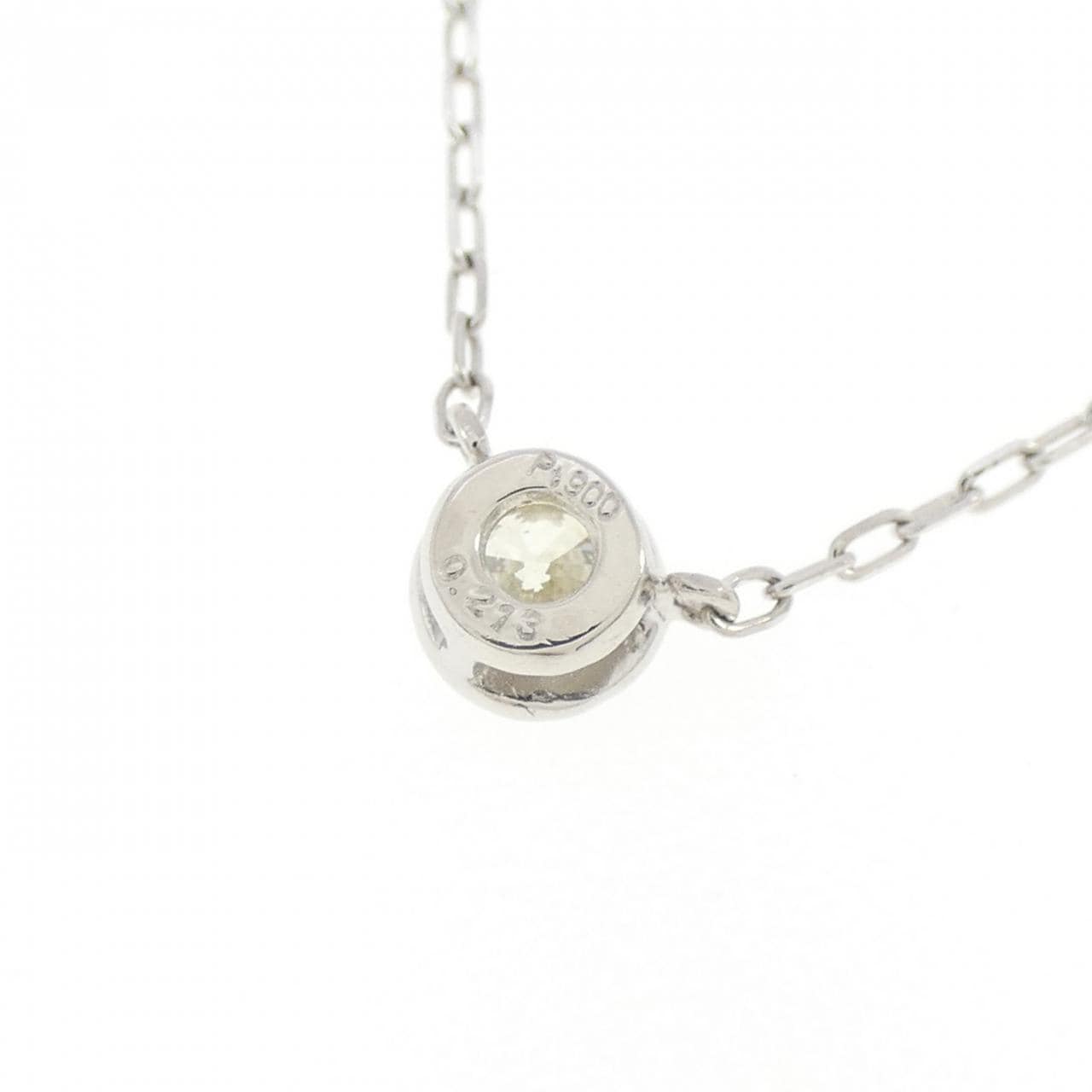 PT900/PT850 ダイヤモンド ネックレス 0.213CT