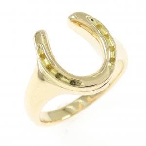 K18YG ホースシュー リング