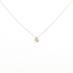 K18YG ハート ダイヤモンド ネックレス 0.13CT