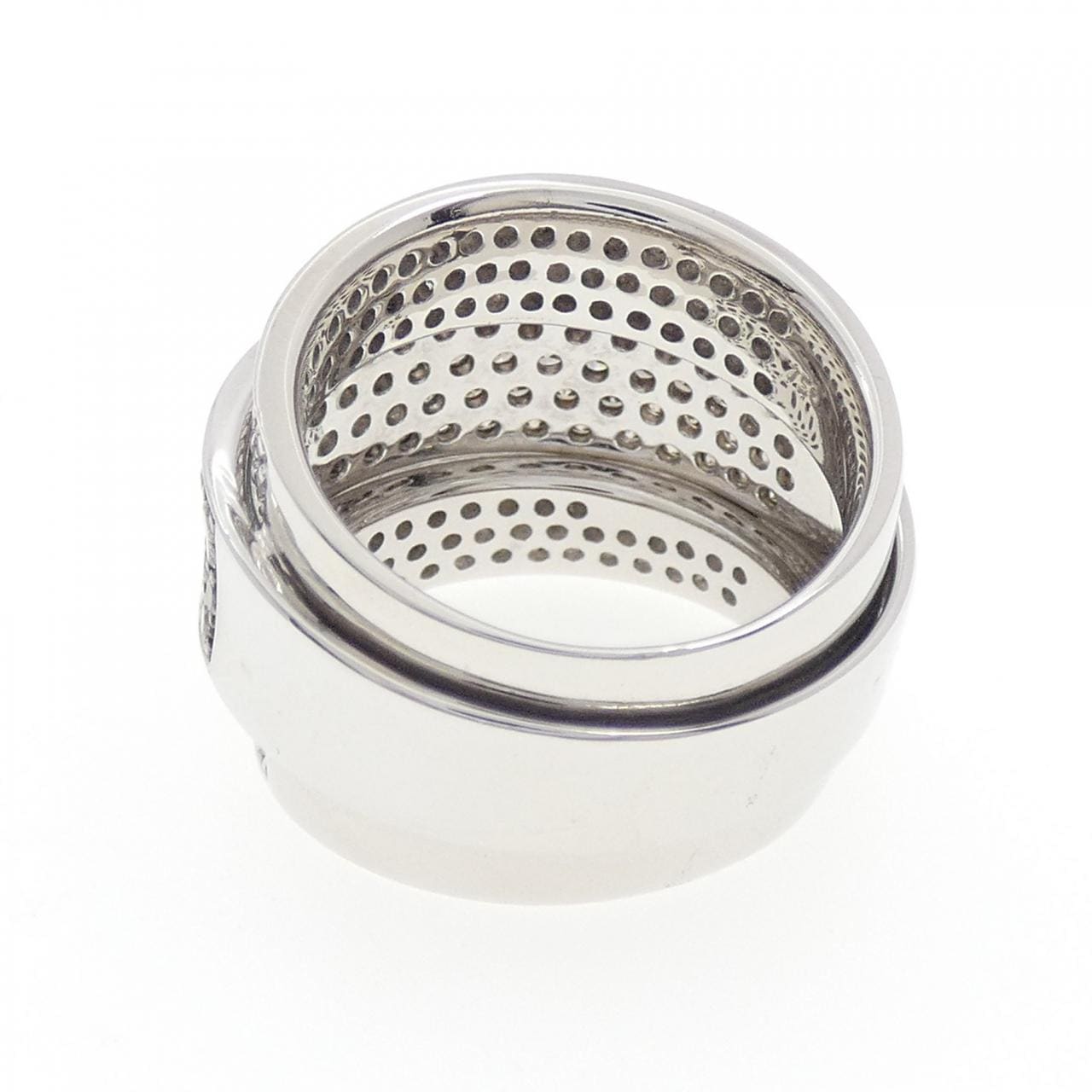 750WG ダイヤモンド リング 0.98CT