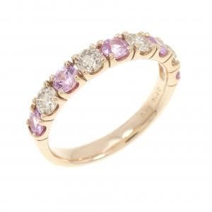 【新品】K18PG サファイヤ リング 0.60CT