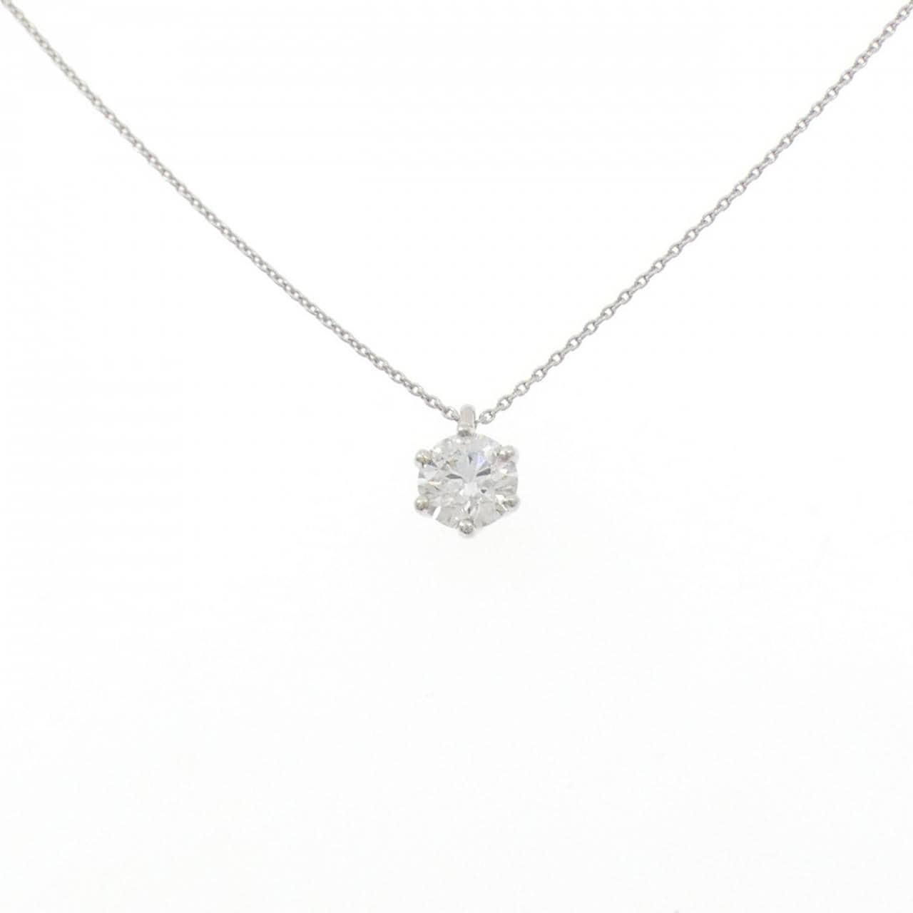【リメイク】PT900/PT850 ダイヤモンド ネックレス 1.042CT E SI2 EXT