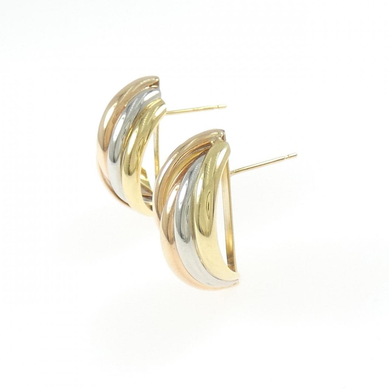 【新品】K18YG/PT900/K18PG ピアス