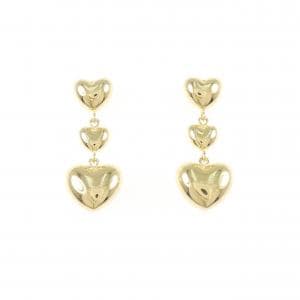 【新品】K18YG ハート ピアス