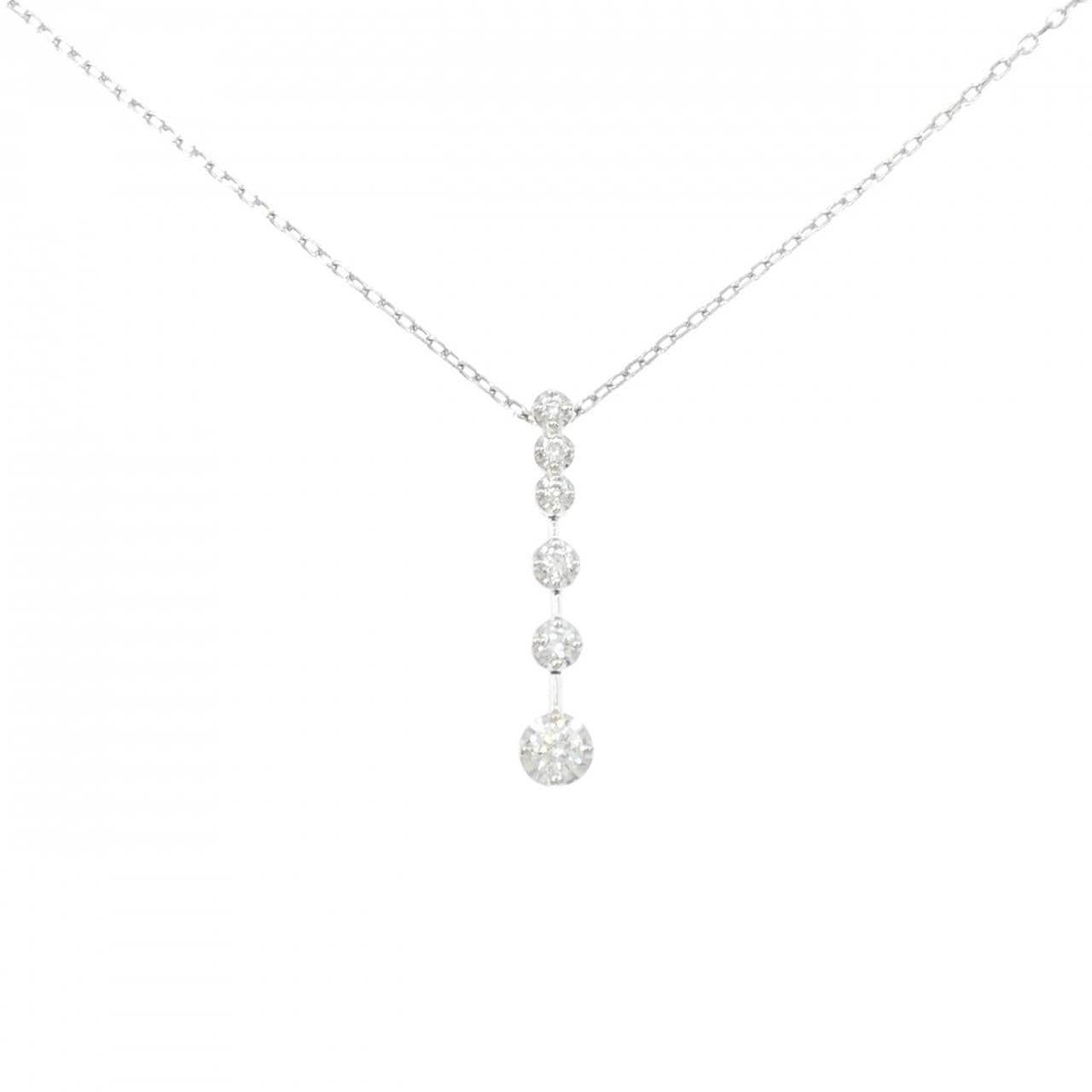 PT950/PT850 ダイヤモンド ネックレス 0.24CT