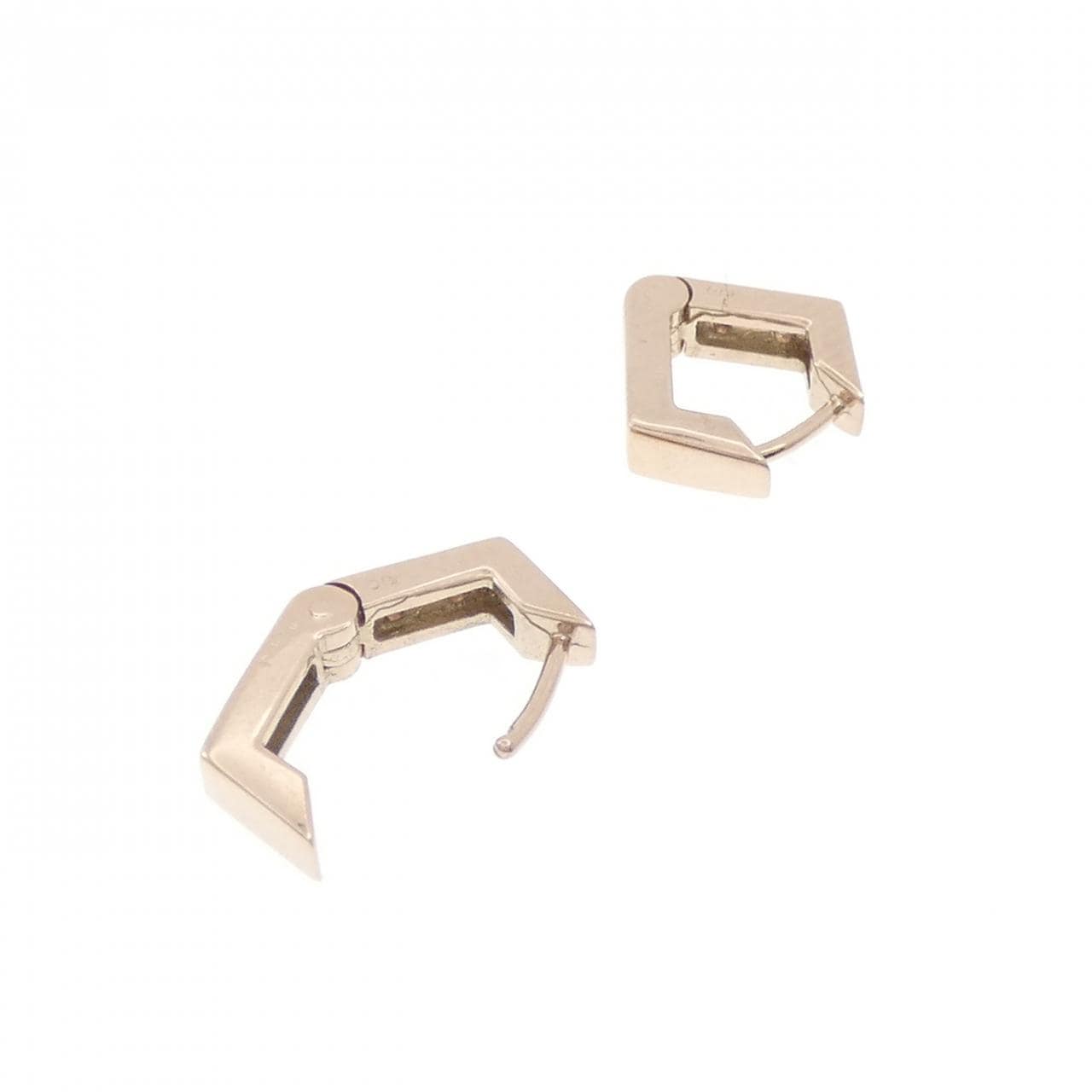 K10PG ダイヤモンド ピアス 0.08CT